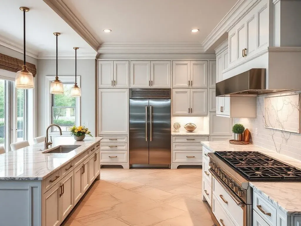 Luxury kitchen with premium appliances